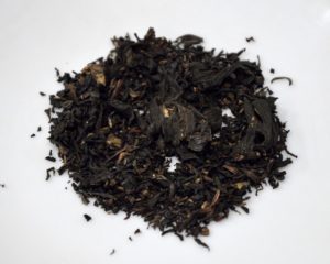 black tea leaves