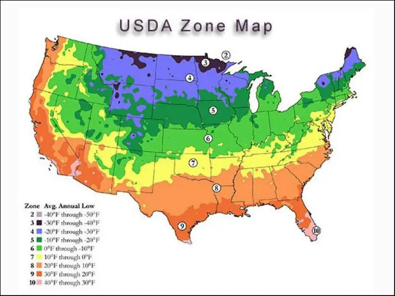 climate zone map of usa