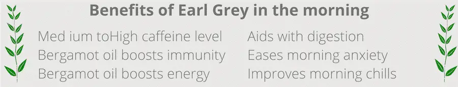 benefits of drinking earl grey in the morning