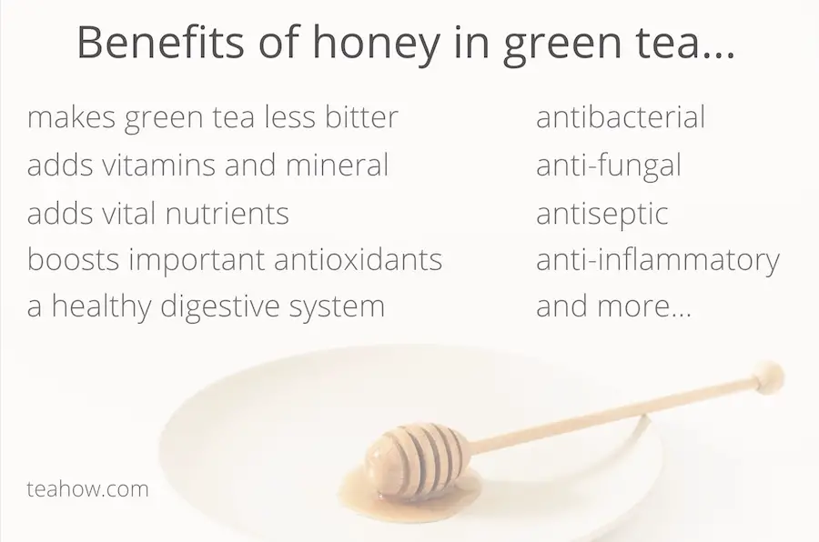 benefits of honey in green tea