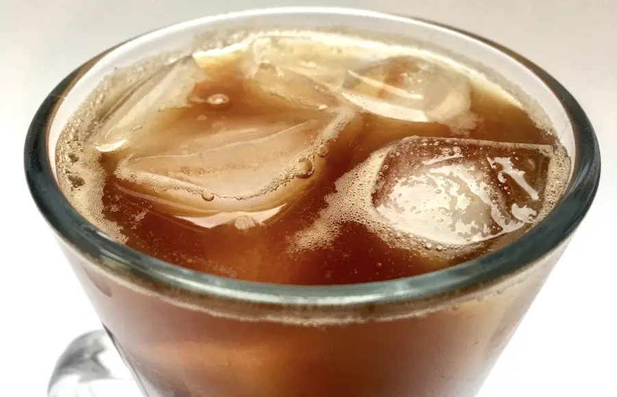 iced tea in a glass