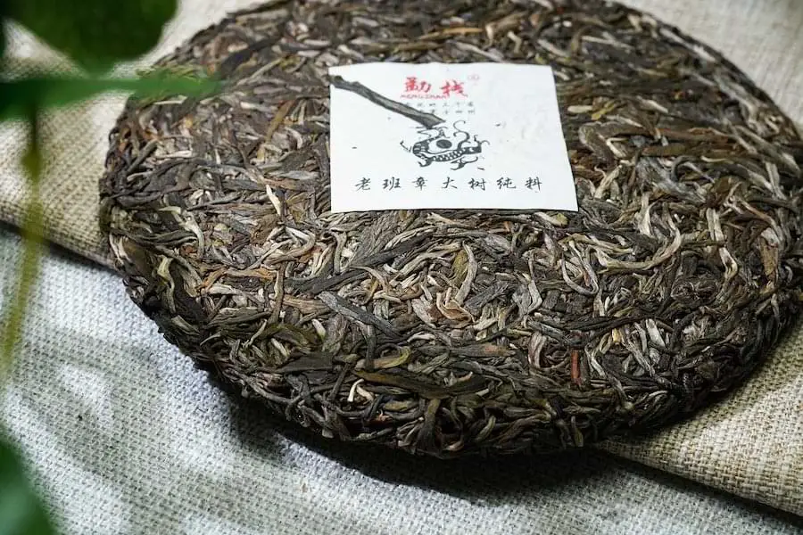 pu-erh tea in cake form